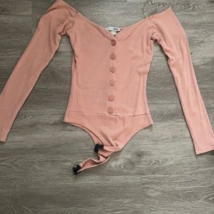 Blush Fashionnova Bodysuit